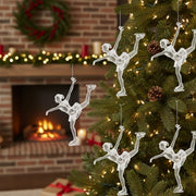 Christmas Ice Skater Ornament Collection – Clear Acrylic Tree Accents