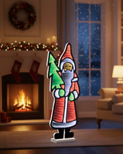 Acrylic Santa Silhouette