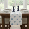 Etre Fleur Blue 72 Inch Table Runner