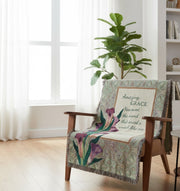 50×60 Amazing Grace How Sweet the Sound Tapestry – Cotton Throw