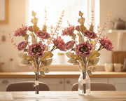 Artificial Sunflower Bundle – Mixed Floral Stems – Set of 2