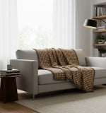 Outdoor Themed Woven Throw – Fishing Life 50x60 inch Cotton by Manual Woodworkers