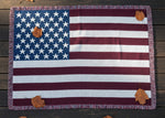 Decorative Cotton Tapestry Throw STARS & STRIPES – 50x60 Inch by Manual Woodworkers