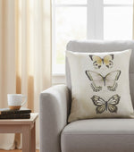 Accent Pillow 13x18 inch Fern Pattern Design – Sofa & Chair Decor by Manual Woodworkers