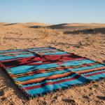 Flame Bright 50x60 Inch Tapestry Throw – Cotton Rayon Blend Blanket