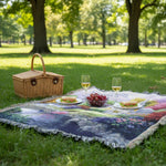 Woven Tapestry Throw – Church in the Country Design, 50x60 Inch