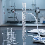 Graham Condenser – Borosilicate Glass – 17" H – 24/40 Ground Glass Joints – by GSC International Inc.