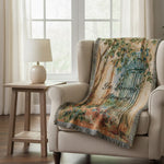 Comforting Memorial Woven Throw – In Loving Memory Gate Design
