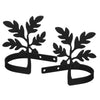 Acorn Curtain Tie Backs Wrought Iron Set