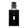 Switch Cover Plate – Handcrafted Adirondack Chair Metal – 6.63 In Height – Decorative Wall Accent – by Wrought Iron Inc.
