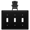 Wrought Iron Triple Switch Cover 