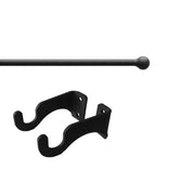 Classic Adjustable Curtain Rod with Ball Finial Accent