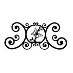 Artistic Iron Wall Decor – Butterfly Plaque 24" W Decorative Accent by Village Wrought Iron Inc.