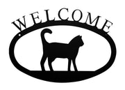 Small Metal Welcome Sign