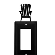 Single GFI Wall Cover – Adirondack Chair Wrought Iron Design