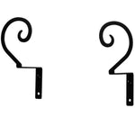 Farmhouse Scroll Curtain Holdback Set