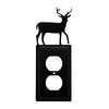 Deer Wildlife Outlet Cover Metal Wall Plate