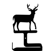 Black Iron Wildlife Deer Bathroom Tissue Holder