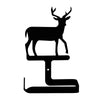Rustic Deer Wrought Iron Toilet Paper Holder
