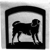Dog-Shaped Napkin Holder – Black Wrought Iron Table Accessory