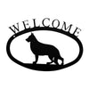 German Shepherd Welcome Wall Sign