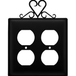 Farmhouse Heart Electrical Outlet Wall Plate