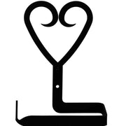 Farmhouse Heart Wall Mount Toilet Paper Holder