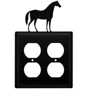 Rustic Horse Electrical Outlet Wall Plate