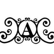 Metal House Plaque – Letter A – 11