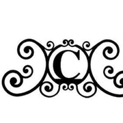 Metal House Plaque – Letter C – 11