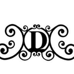Metal House Plaque – Letter D – 11