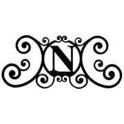 Farmhouse Style Letter N Entryway Wall Plaque
