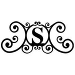 Farmhouse Style Letter S Entryway Wall Plaque