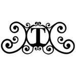 Farmhouse Style Letter T Entryway Wall Plaque