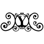 Decorative Rustic Letter Y Home Wall Plaque