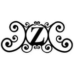 Farmhouse Style Letter Z Entryway Wall Plaque