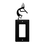 GFCI Outlet Wall Plate Kokopelli Silhouette 8" H Metal Cover by Village Wrought Iron Inc.