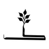 Leaf Paper Towel Holder Horizontal Wall Mount Kitchen Rack