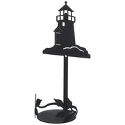 Coastal Lighthouse Candle Holder Wall Sconce Iron Decor