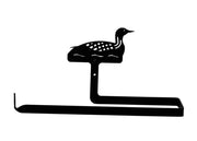 Black Iron Loon Cabin Style Paper Towel Holder