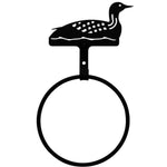 Nature Inspired Loon Bathroom Towel Ring