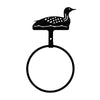 Rustic Loon Wall Mount Towel Ring
