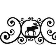 Cabin Wall Decor – Metal Moose Plaque – 11