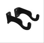 Rustic Wrought Iron Curtain Rod for Small Windows