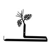 Pinecone Paper Towel Holder Horizontal Wall Mount Kitchen Rack