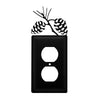 Pinecone Decorative Outlet Cover Metal Wall Plate