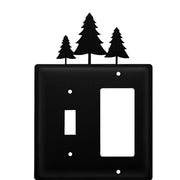Black Iron Forest Decorative Wall Plate
