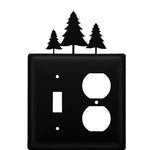 Black Iron Woodland Wall Plate