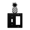 Double Pineapple Wrought Iron Switch & GFI Cover