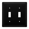 Rustic Plain Double Switch Cover Metal Wall Plate